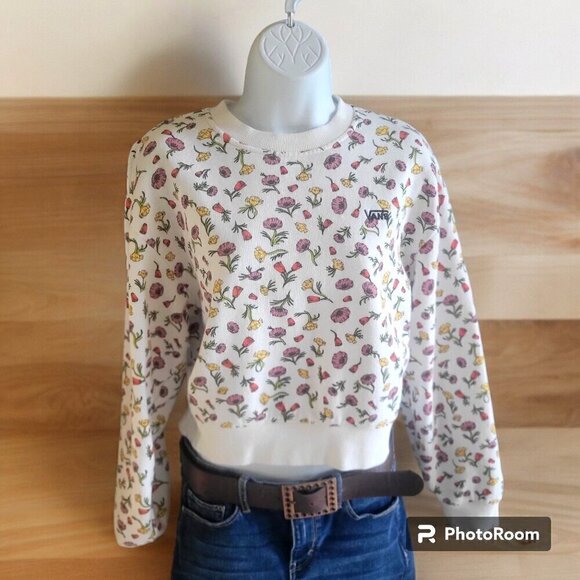 Vans All Over Long Sleeve Crew  -  S - Picture 2 of 6